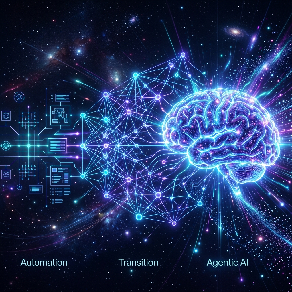 Progression of Agentic AI: From Automation to Autonomous Intelligence