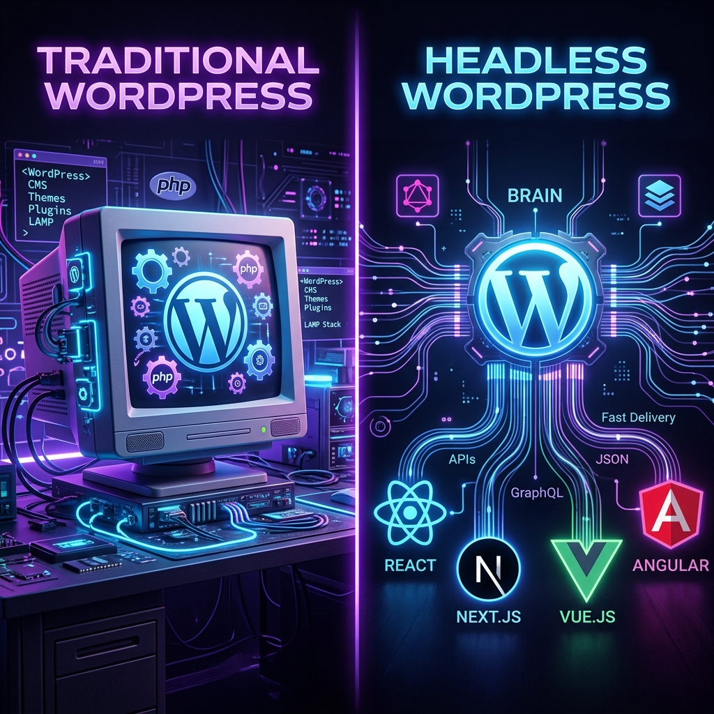 Traditional WordPress vs Headless WordPress: Key Differences, Benefits, and When to Use Each